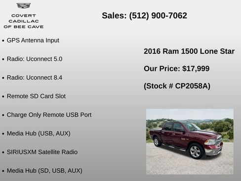 Used 2016 RAM 1500 Lone Star AWD/4WD image 26