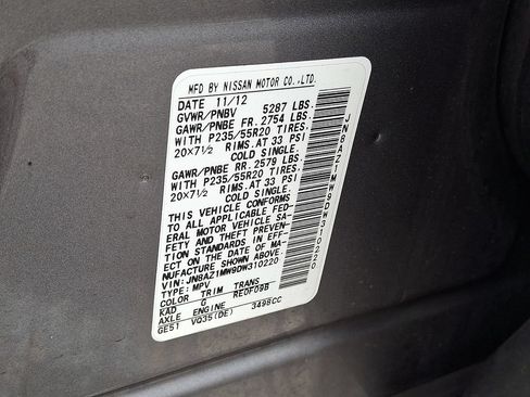 Used 2013 Nissan Murano LE w/ Platinum Pkg AWD/4WD image 30