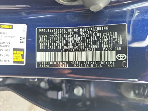 Used 2022 Toyota Corolla LE FWD image 33