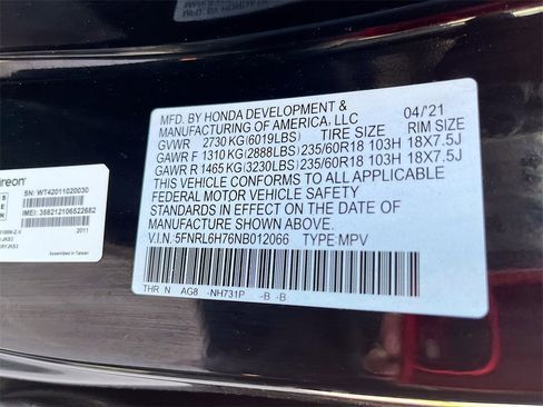 Used 2022 Honda Odyssey EX-L image 33