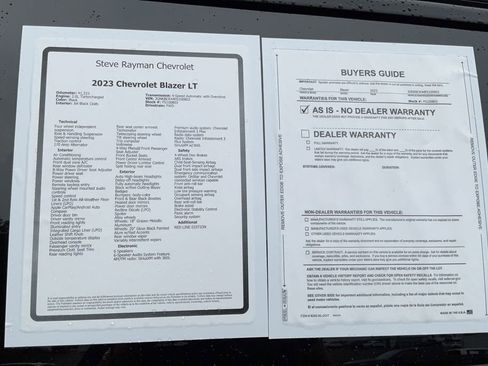 Used 2023 Chevrolet Blazer LT w/ LPO, Floor Liner Package FWD image 26