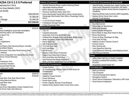 New 2026 MAZDA CX-5 Preferred AWD/4WD image 7
