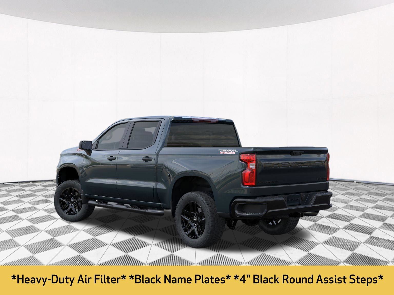 New 2026 Chevrolet Silverado 1500 Custom Trail Boss w/ Turbomax Blackout Package AWD/4WD image 9