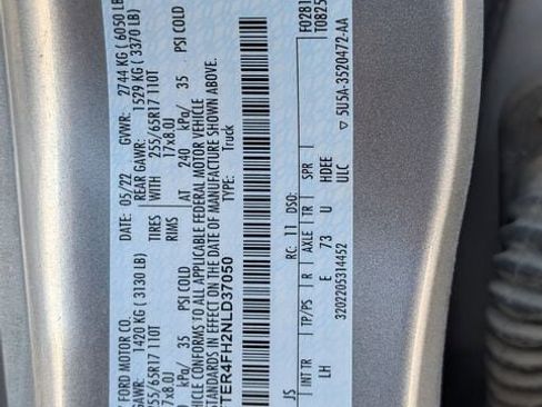 Used 2022 Ford Ranger XL w/ Equipment Group 101A High image 14