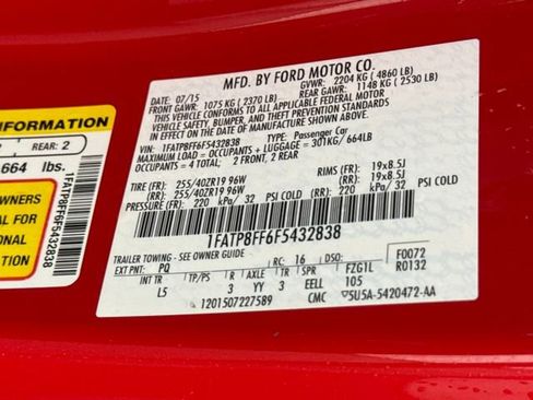 Used 2015 Ford Mustang GT Premium w/ Equipment Group 401A image 30