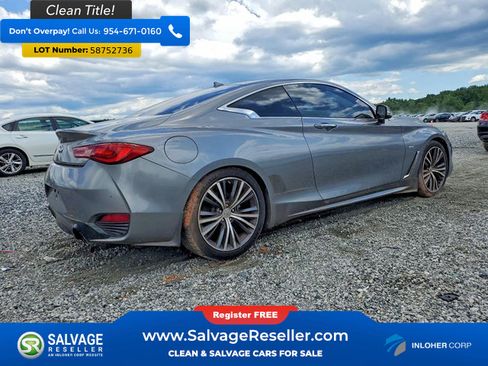 Used 2017 INFINITI Q60 3.0t w/ Premium Plus Package 3.0T RWD image 4