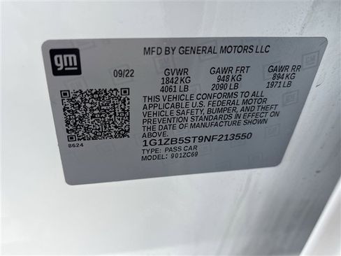 Certified 2022 Chevrolet Malibu LS w/ LPO, Convenience Package 1 image 32