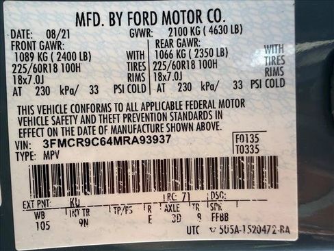 Used 2021 Ford Bronco Sport Outer Banks AWD/4WD image 23