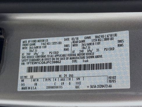 Used 2018 Ford F150 XLT w/ Equipment Group 301A Mid image 30