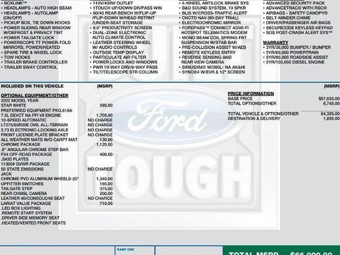 Certified 2022 Ford F350 Lariat w/ Chrome Package image 2