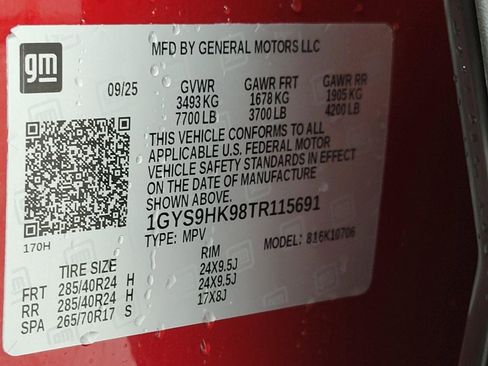 Certified 2026 Cadillac Escalade V w/ LPO, Floor Liner Package image 33