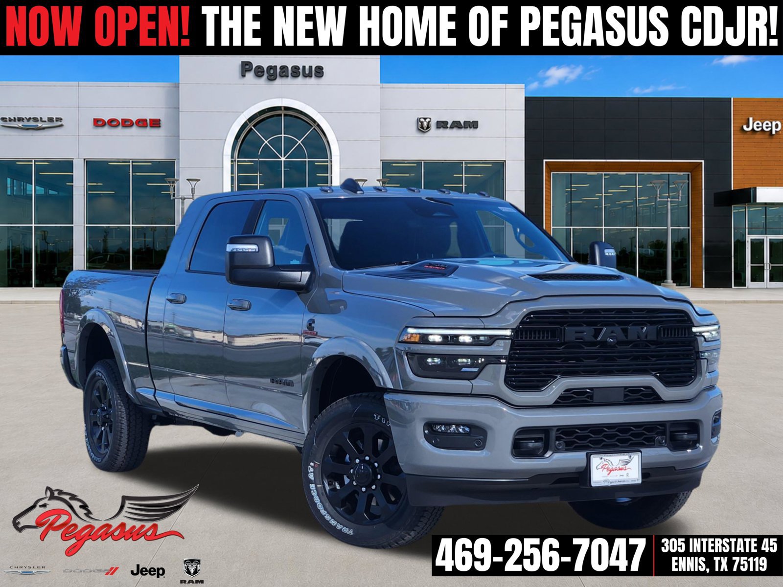 New 2027 RAM 2500 Laramie w/ Night Edition AWD/4WD 360° Tour