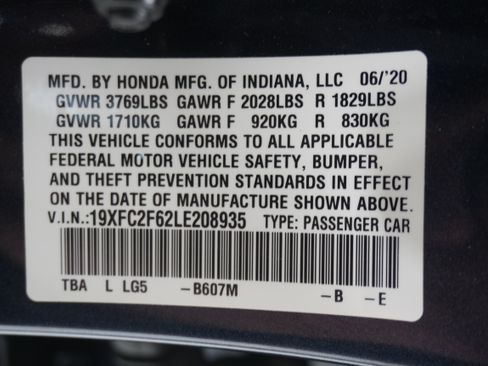 Used 2020 Honda Civic LX image 24