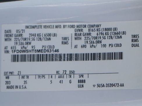 Used 2021 Ford F550 4x4 Crew Cab Super Duty image 46