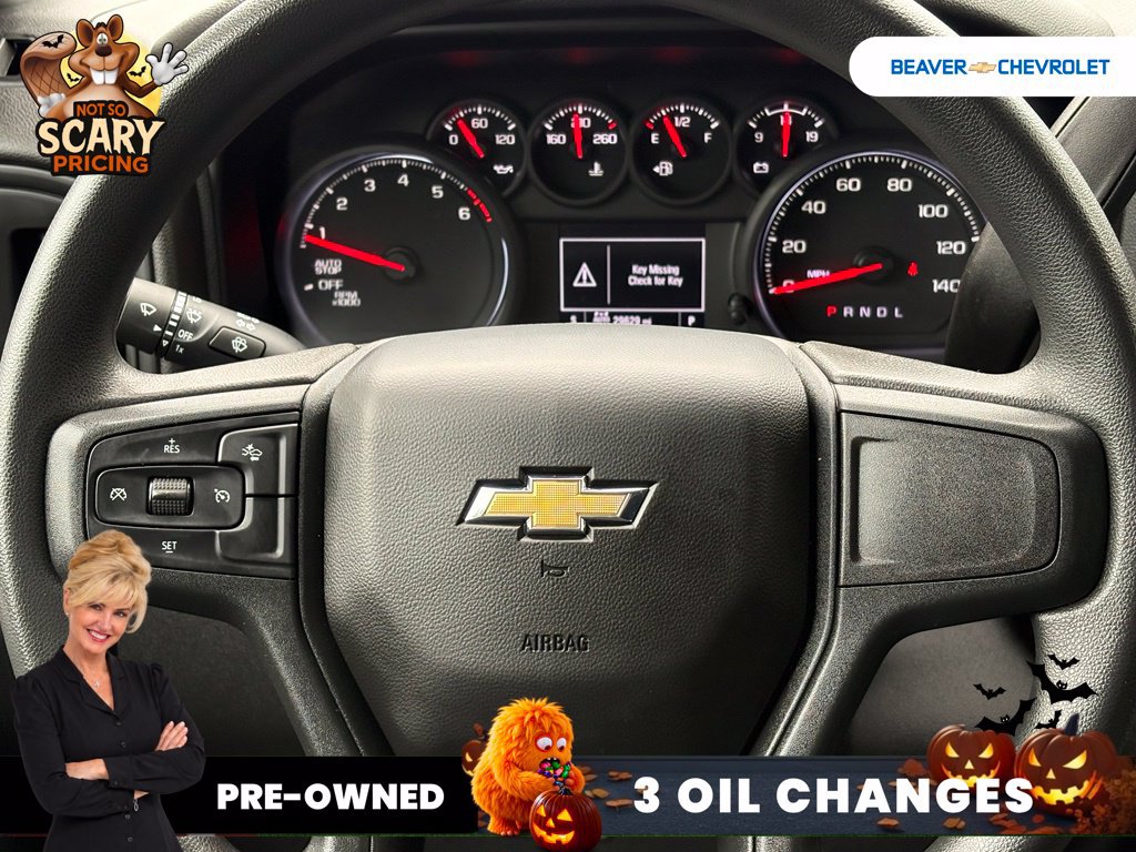 Used 2024 Chevrolet Silverado 1500 Custom w/ Turbomax Blackout Package AWD/4WD image 19