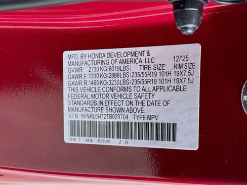 New 2026 Honda Odyssey Sport-L image 40