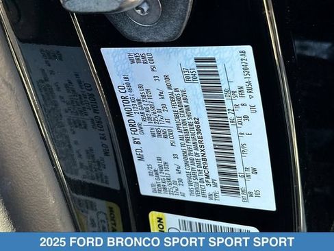 Used 2025 Ford Bronco Sport Big Bend AWD/4WD image 32