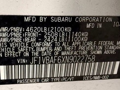 Used 2022 Subaru WRX Premium AWD/4WD image 38