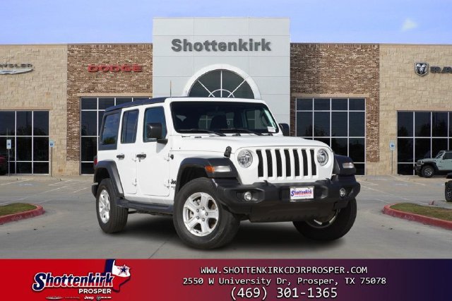 Certified 2021 Jeep Wrangler Unlimited Sport AWD/4WD image 1