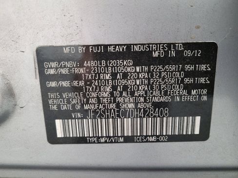 Used 2013 Subaru Forester 2.5X Limited w/ Rugged Pkg 1 image 33