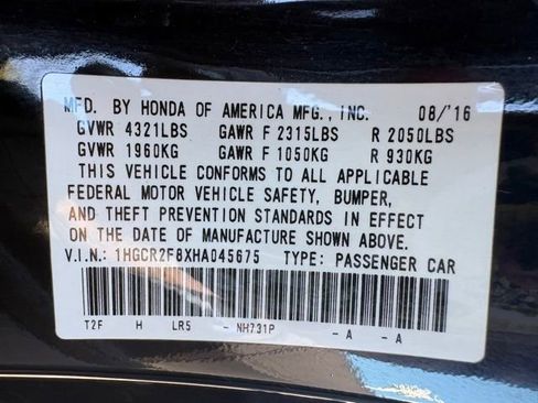 Used 2017 Honda Accord EX-L image 28