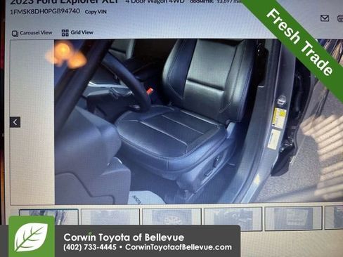 Used 2023 Ford Explorer XLT w/ Equipment Group 202A image 8