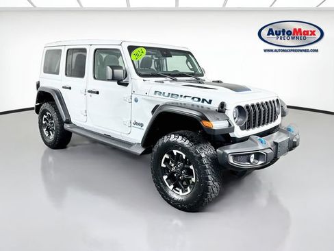 Used 2024 Jeep Wrangler Unlimited Rubicon 4xe w/ Technology Group AWD/4WD image 1