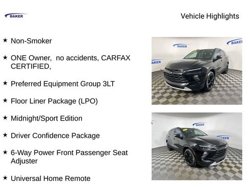 Certified 2023 Chevrolet Blazer LT w/ Midnight/Sport Edition FWD image 4