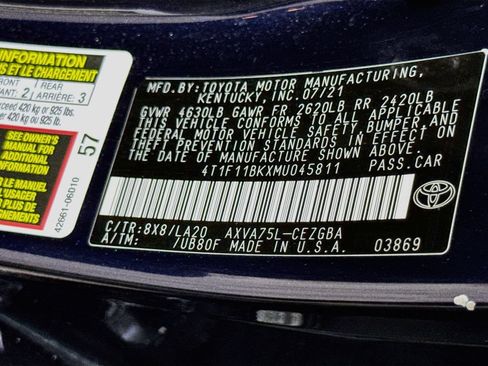 Used 2021 Toyota Camry XLE AWD/4WD image 33