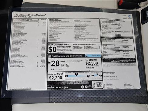 New 2026 BMW X2 xDrive28i w/ Convenience Package image 17