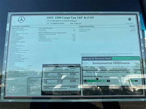 New 2025 Mercedes-Benz Sprinter 2500 image 11