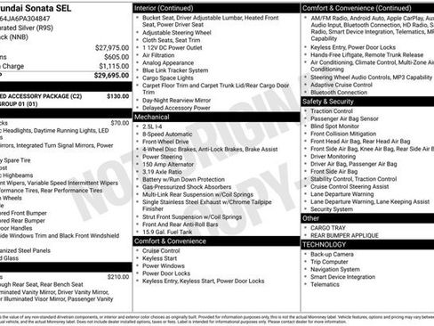 Used 2023 Hyundai Sonata SEL w/ Preferred Accessory Package image 2