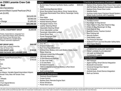 Certified 2022 RAM 2500 Laramie AWD/4WD image 44