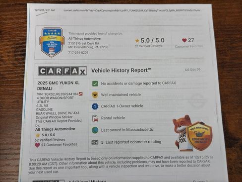 Used 2025 GMC Yukon XL Denali image 32