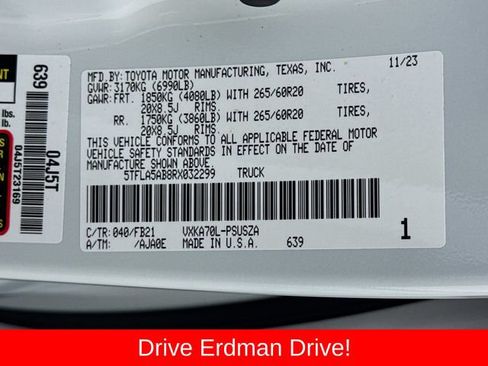 Used 2024 Toyota Tundra SR5 w/ SR5 Convenience Package RWD image 32