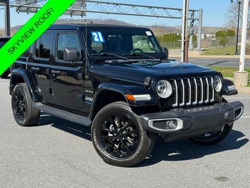 Used 2021 Jeep Wrangler 4WD Sahara w/ Cold Weather Group image 1