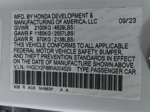 Certified 2024 Honda Accord Touring image 33