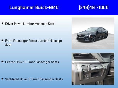 Certified 2023 Cadillac CT4 V w/ Technology Package image 36