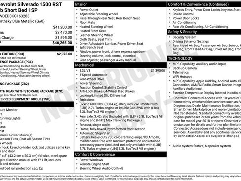 Used 2019 Chevrolet Silverado 1500 RST w/ All-Star Edition RWD image 5