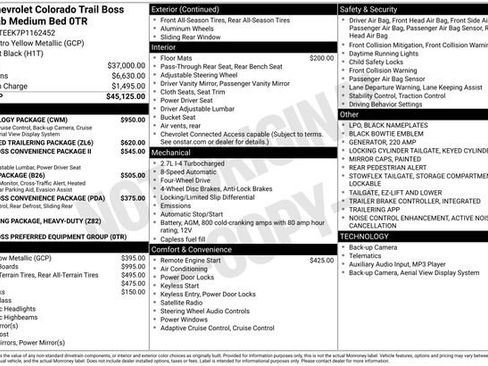 Used 2023 Chevrolet Colorado Trail Boss w/ Technology Package image 3