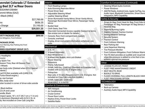 Used 2021 Chevrolet Colorado LT w/ Fleet Safety Package image 2