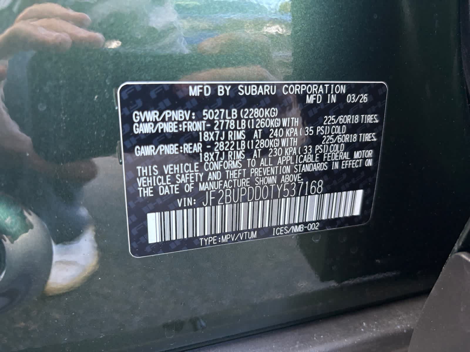 New 2026 Subaru Outback Limited AWD/4WD image 17