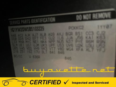Used 2011 Chevrolet Corvette Grand Sport w/ Preferred Equipment Group RWD image 27