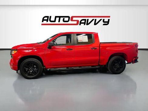 Used 2025 Chevrolet Silverado 1500 Custom w/ Turbomax Blackout Package AWD/4WD image 4