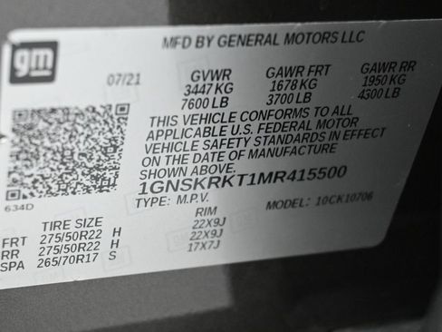 Used 2021 Chevrolet Tahoe RST AWD/4WD image 18