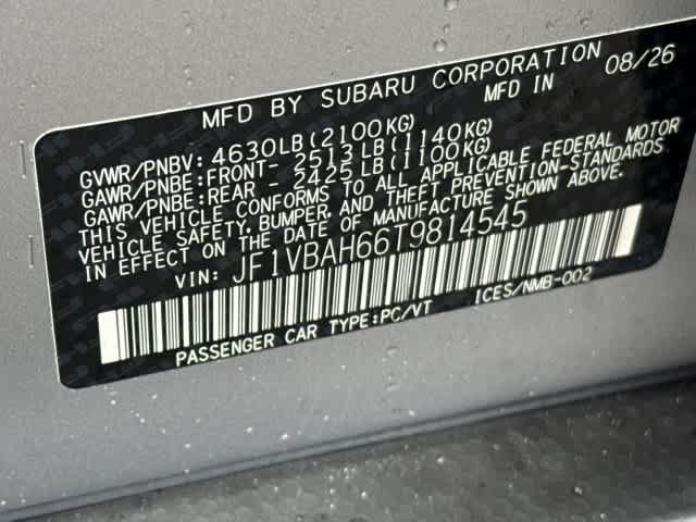 New 2026 Subaru WRX Premium AWD/4WD image 32