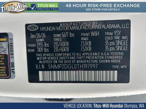 New 2026 Hyundai Santa Fe SEL AWD/4WD image 70