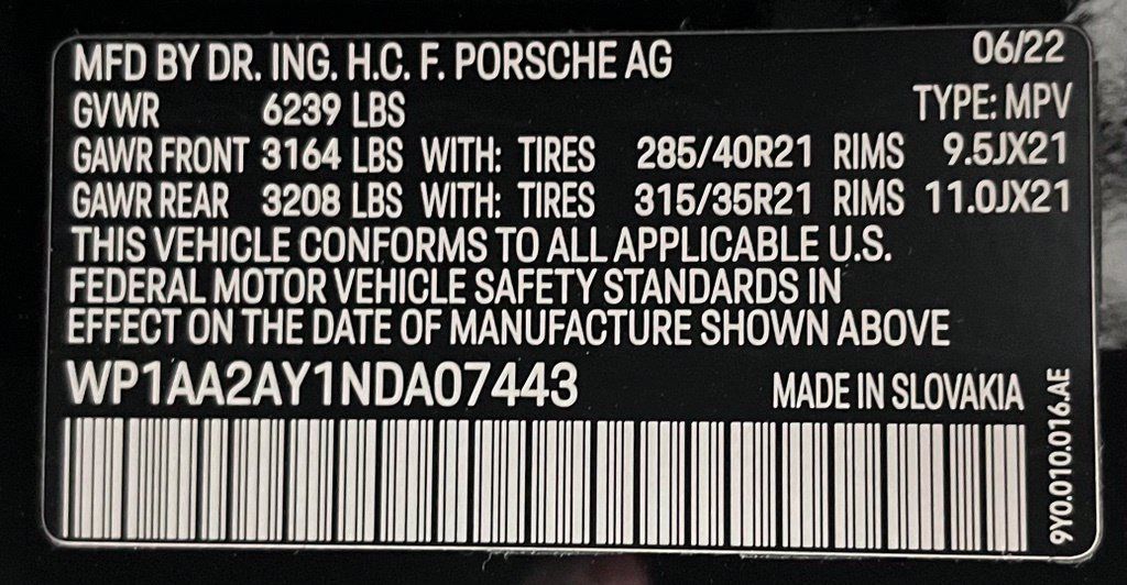 Used 2022 Porsche Cayenne Platinum Edition AWD/4WD image 62
