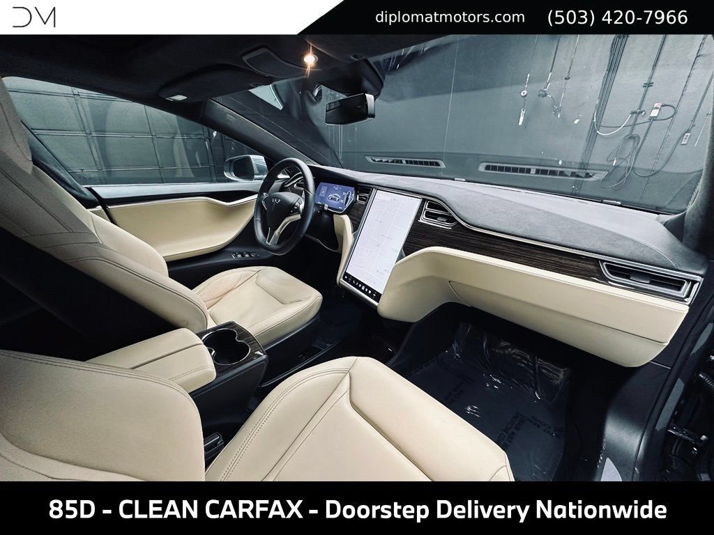 Used 2015 Tesla Model S 85D AWD/4WD image 19
