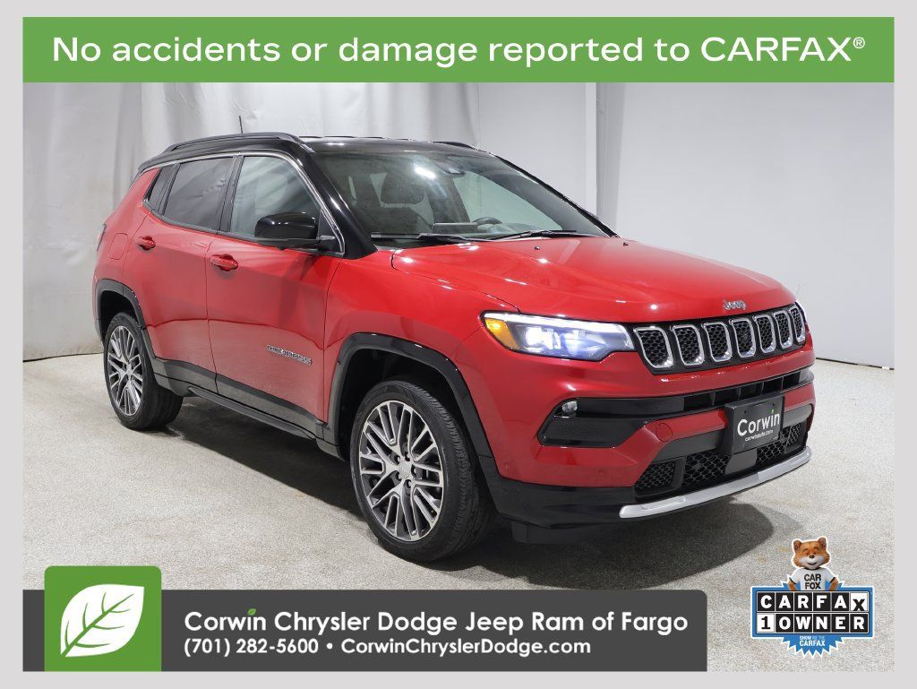Used 2023 Jeep Compass Limited w/ Elite Group AWD/4WD 360° Tour